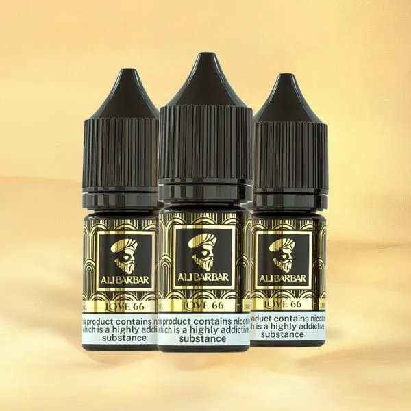 Alibarbar Hookah Onyx 10ml e-liquid bottle with premium flavour vape juice
