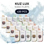 20 Pack-KUZ LUX 9000 Puffs-Mixed Flavors