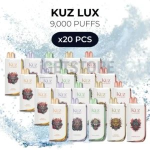 20 Pack-KUZ LUX 9000 Puffs-Mixed Flavors