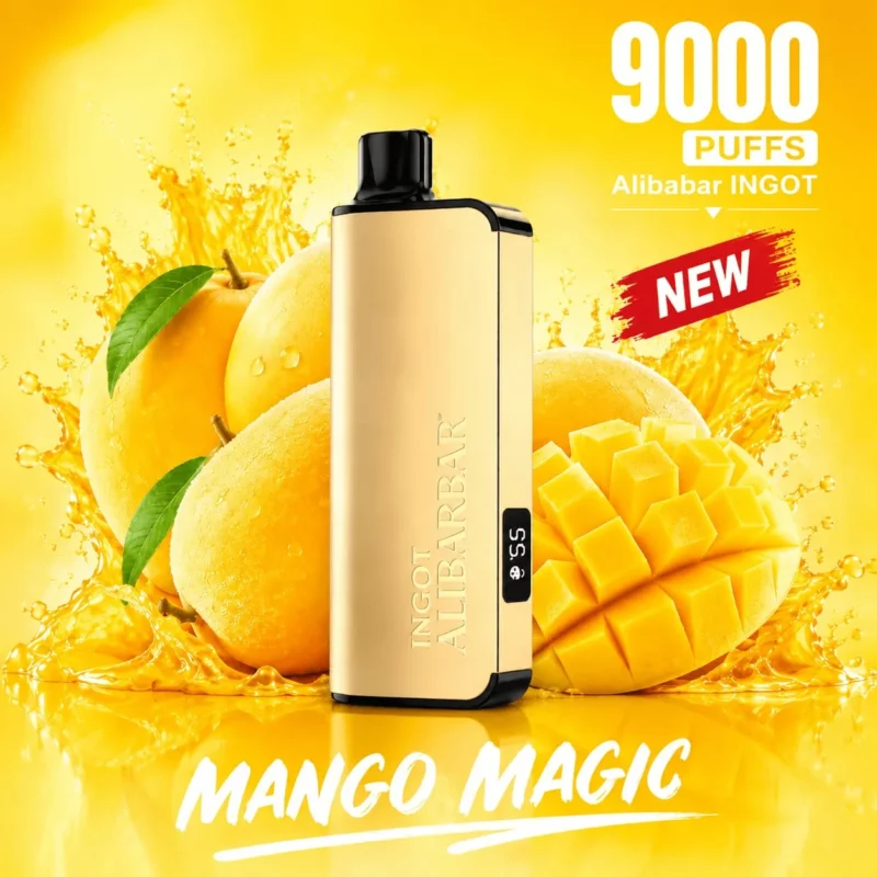 ALIBARBAR INGOT 9000 PUFFS – Mango Magic