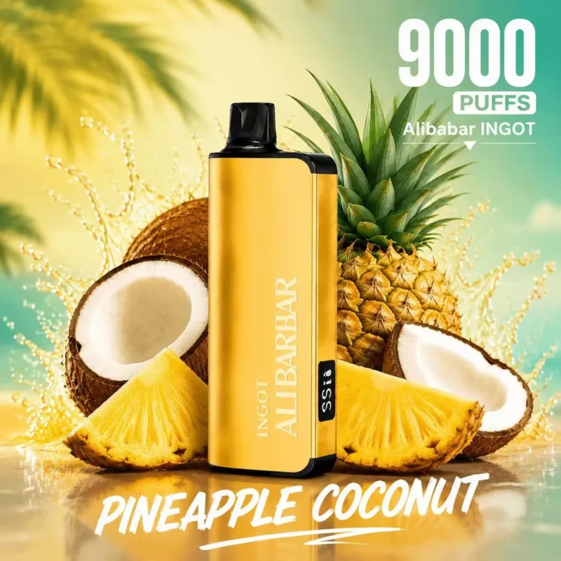 ALIBARBAR INGOT 9000 PUFFS – Pineapple Coconut