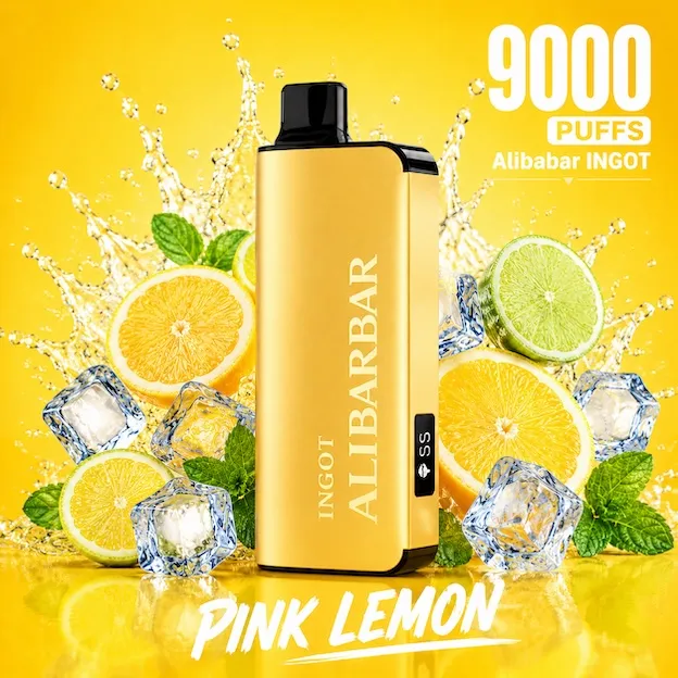 ALIBARBAR INGOT 9000 PUFFS – Pink Lemon ALIBARBAR INGOT 9000 PUFFS – Pink Lemon