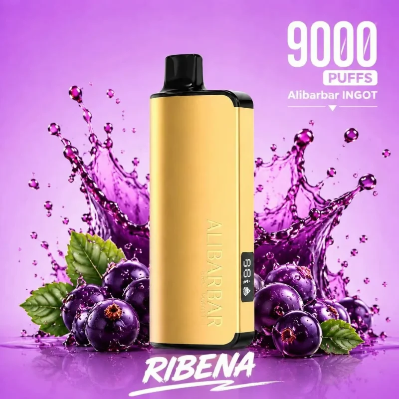 ALIBARBAR INGOT 9000 PUFFS – RIBENA