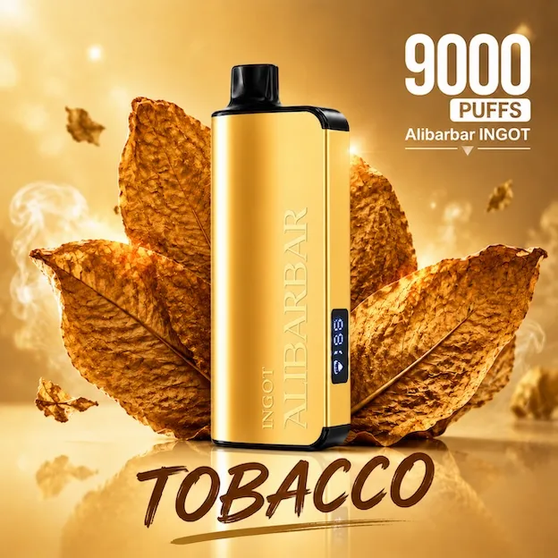 ALIBARBAR INGOT 9000 PUFFS – Tobacco