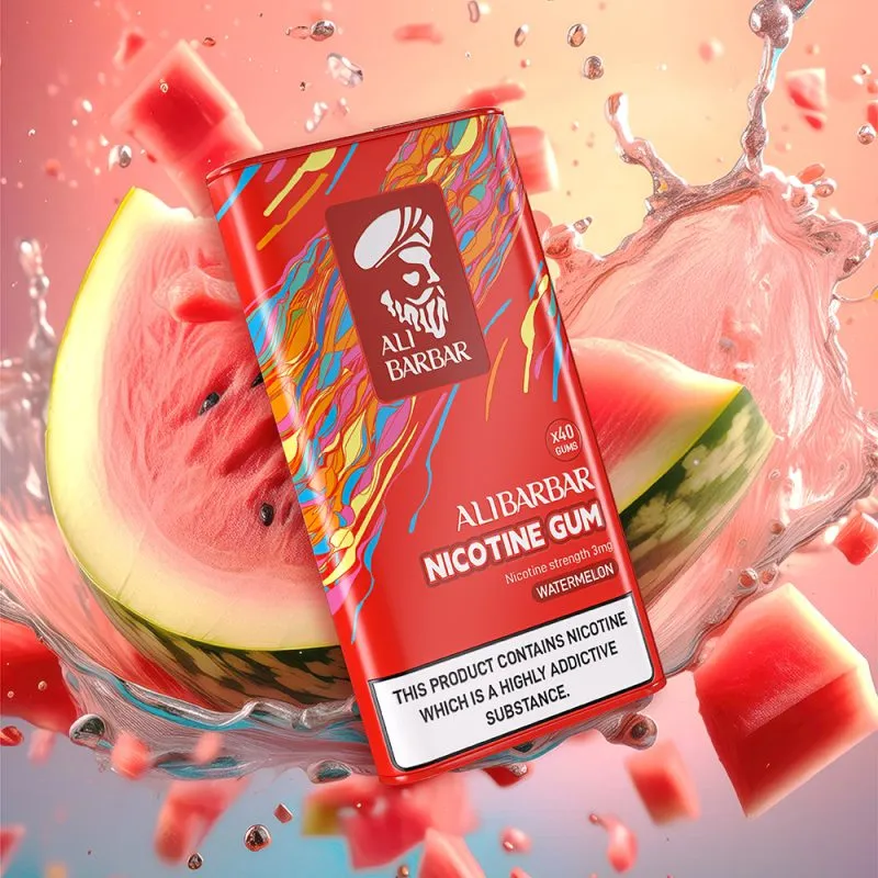 Alibarbar Nicotine Gum – Watermelon