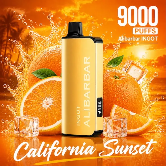 California-Sunset-Alibarbar-1 ALIBARBAR INGOT 9000 PUFFS – California Sunset