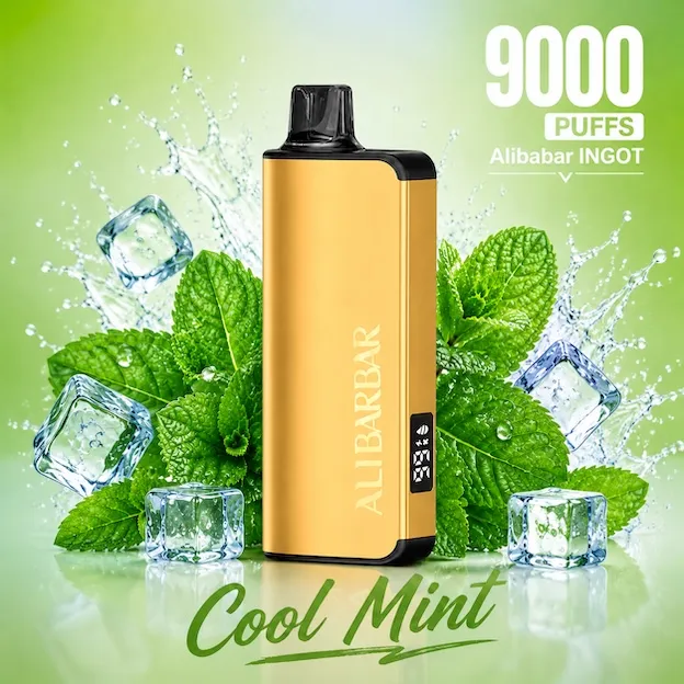 Cool-Mint-Ali-AU (1) ALIBARBAR INGOT 9000 PUFFS – Cool Mint