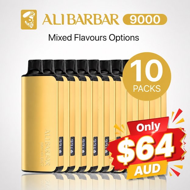 Alibarbar INGOT 9000 puffs – 10 Pcs