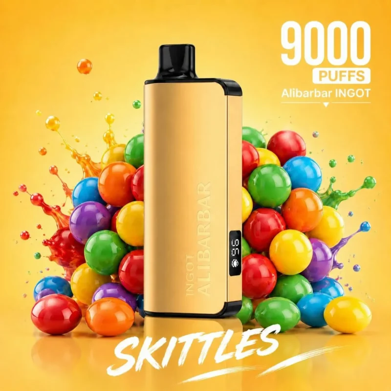 ALIBARBAR INGOT 9000 PUFFS – Skittles